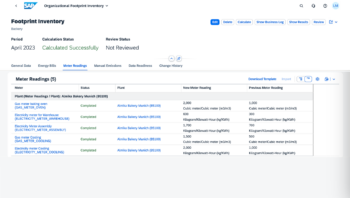 By mapping energy consumption directly to meters at production facilities, you can accurately report on carbon footprint and better detect opportunities to reduce GHG emissions.